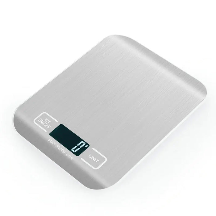 Anygleam Silvery Stainless Home Kitchen Coffee Food Scale 10Kg Accurate Measure Electronic Portable Digital Display