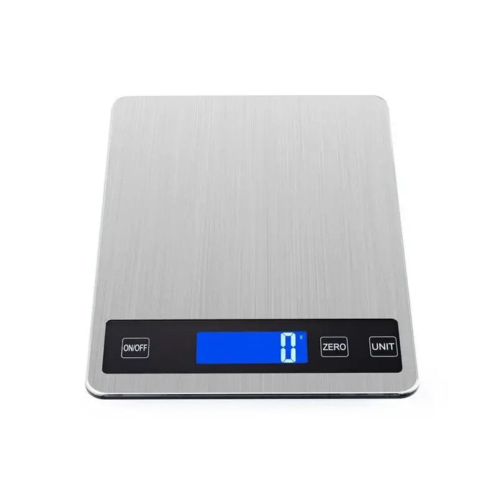 Anygleam Silver Stainless Kitchen Food Scale 5Kg Accurate Measure Electronic Portable Digital Display