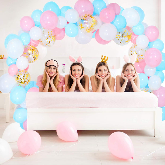 Anyparty Balloons Pink White Blue 110Pcs Garland Arch Party Decor