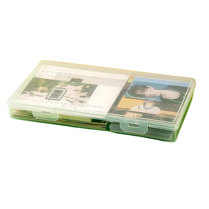 Anyhouz Storage Box 25.2x15x3cm Photocards Collection Organizer