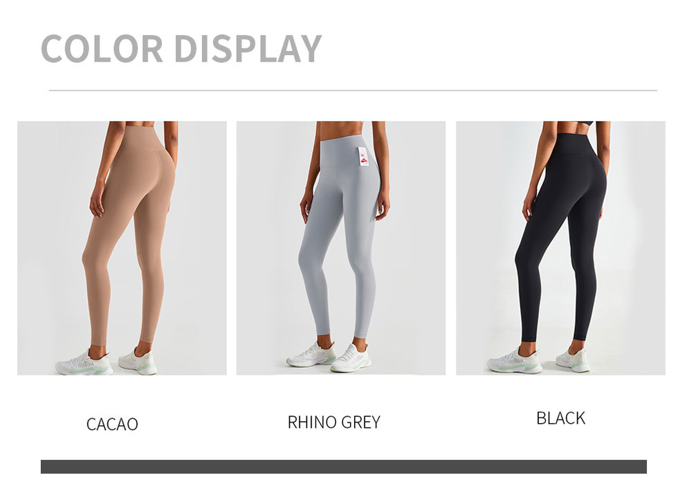 Anychic Leggings Cocoa Yoga Pants Sport Fitness Gym Clothing High Waist Slim Active Wear For Women