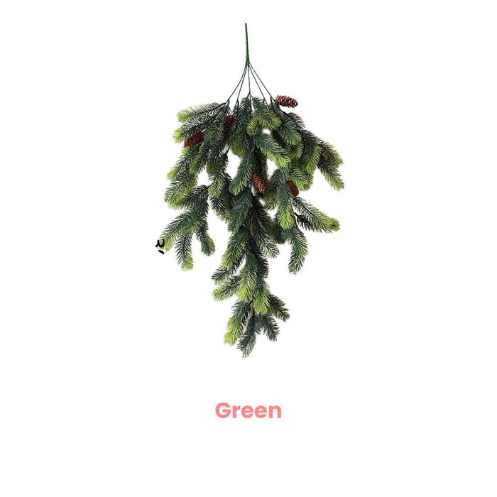 Anyhouz Christmas Wall Artificial Plant Vine Evergreen Hanging Decor