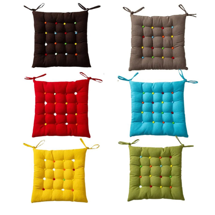 Anyhouz Seat Cushion Square Non Slip Chair Pad Decorative Pillow