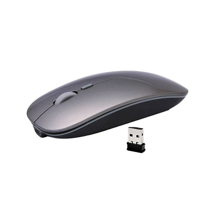 Anymob Mouse Rechargeable Wireless Silent Ultra Thin USB 2.4G Optical