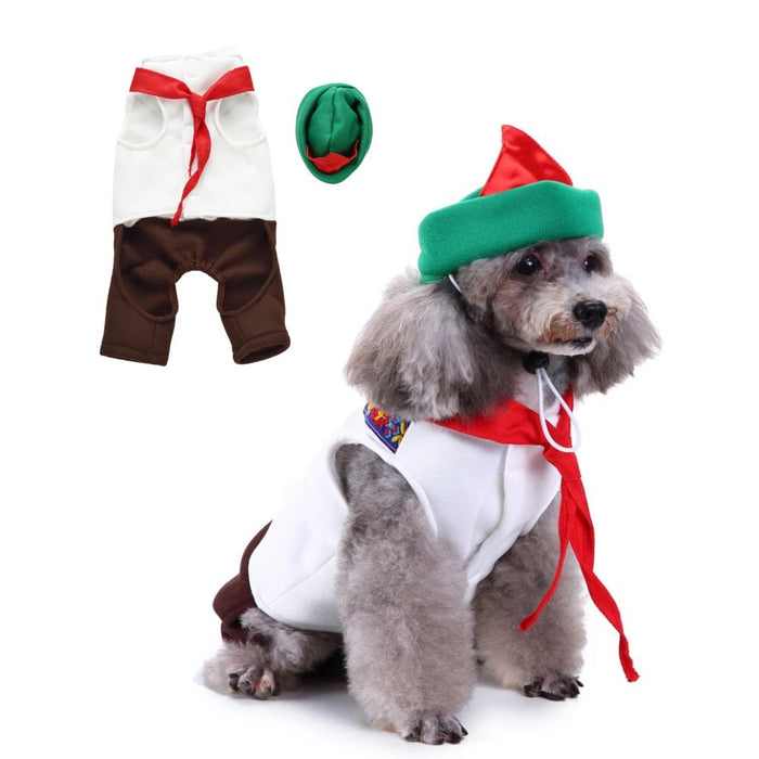 Anywags Pet Clothes Russian Dog Cat Outfit Holiday Costume Accessories