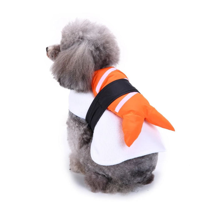 Anywags Pet Clothes Nigiri Sushi Dog Cat Outfit Holiday Costume Accessories