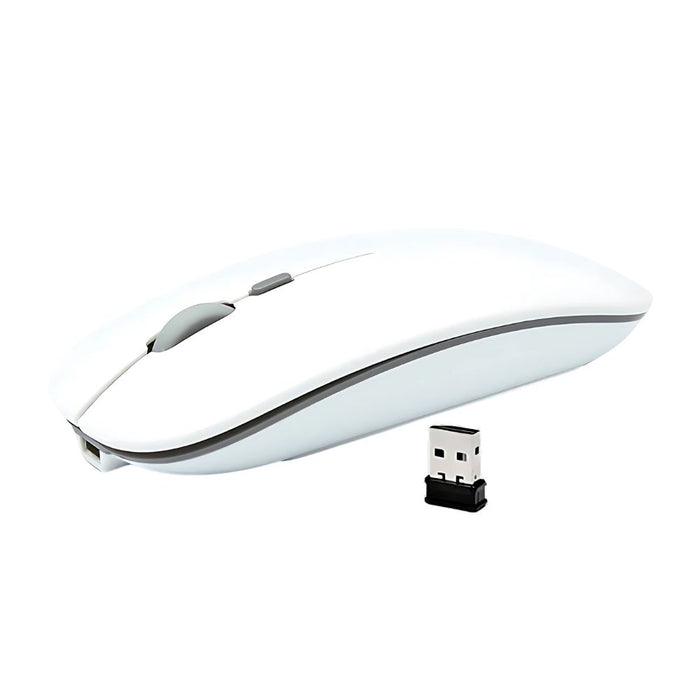 Anymob Mouse Rechargeable Wireless Silent Ultra Thin USB 2.4G Optical