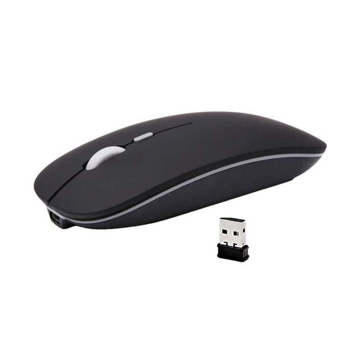 Anymob Mouse Rechargeable Wireless Silent Ultra Thin USB 2.4G Optical