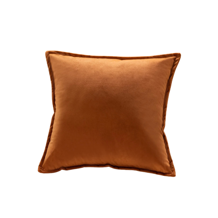 Anyhouz Pillowcase Orange Plain Decorative Cushion Cover