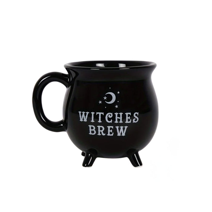 Anygleam Coffee Mug Black Witches Brew Print Ceramic Drinkware