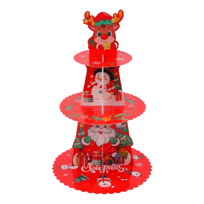 Anyparty Cupcake Stand 3D Multi Layer Holiday Party Dessert Table Rack