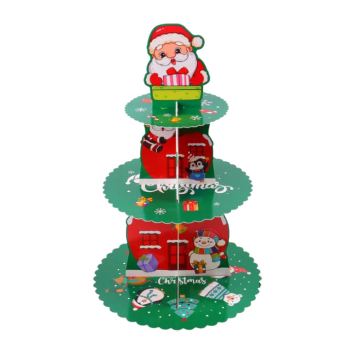 Anyparty Cupcake Stand 3D Multi Layer Holiday Party Dessert Table Rack