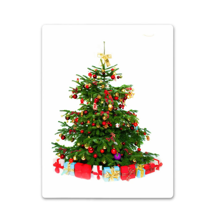 Anyhouz Tapestry Christmas Tree With Red Ornaments Bohemian Art Wall Home Decoration