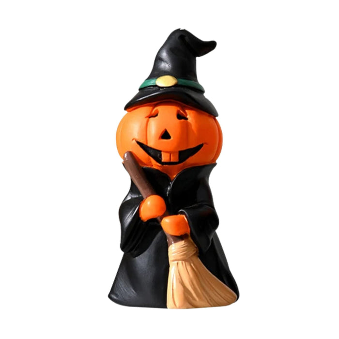 Anyhouz Halloween Pumpkin Doll Resin Ornaments Decoration