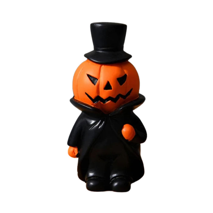 Anyhouz Halloween Pumpkin Doll Resin Ornaments Decoration