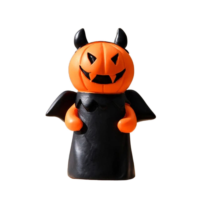 Anyhouz Halloween Pumpkin Doll Resin Ornaments Decoration