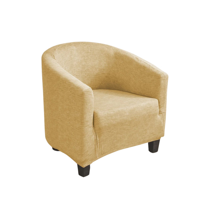 Anyhouz Chair Cover Plain Dust Proof Tub Slipcover Home Decor