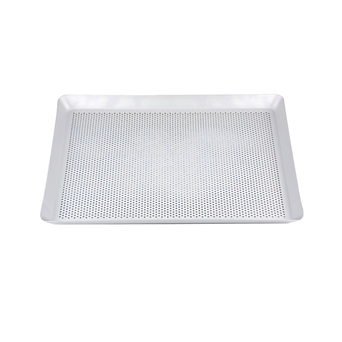 Anygleam Baking Tray Silver 1Pc Rectangular Perforated Oven Pastry Sheet Pan With Hole