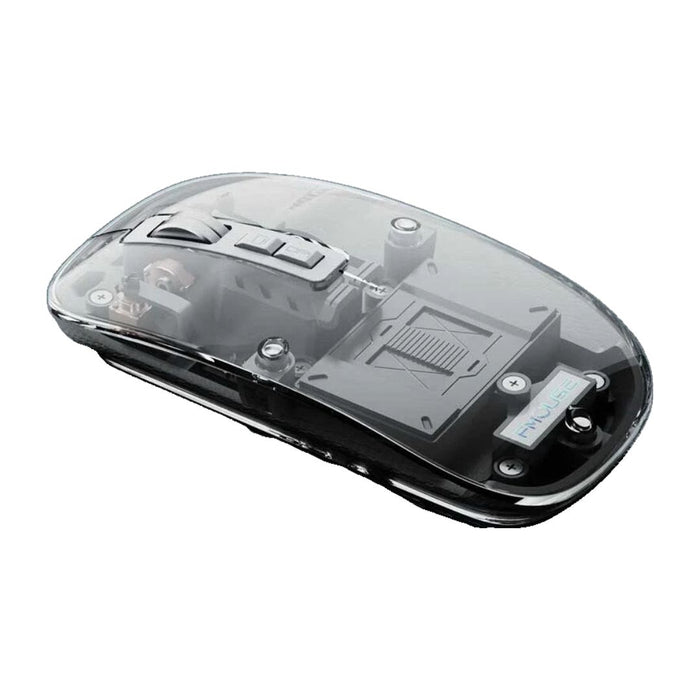 Anymob Mouse Transparent Type C Wireless Bluetooth Silent Magnetic Triple Mode