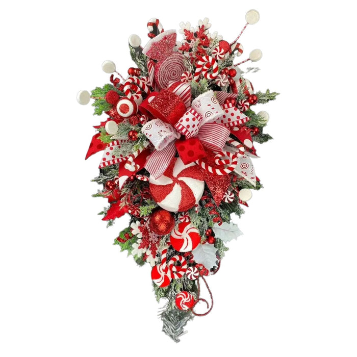 Anyhouz Christmas Wall Décor Hanging Holiday Wreath