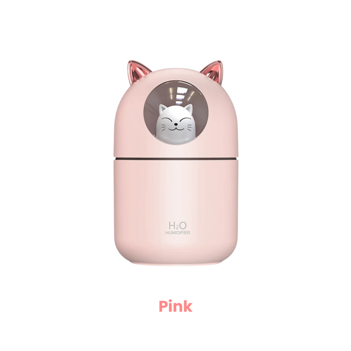 Anyhouz Mini Air Humidifier USB Powered Pet Cat Aromatherapy Spray Essential Oil Diffuser For Home Bedroom