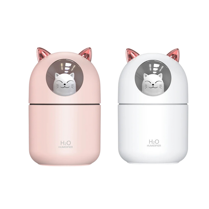 Anyhouz Mini Air Humidifier USB Powered Pet Cat Aromatherapy Spray Essential Oil Diffuser For Home Bedroom