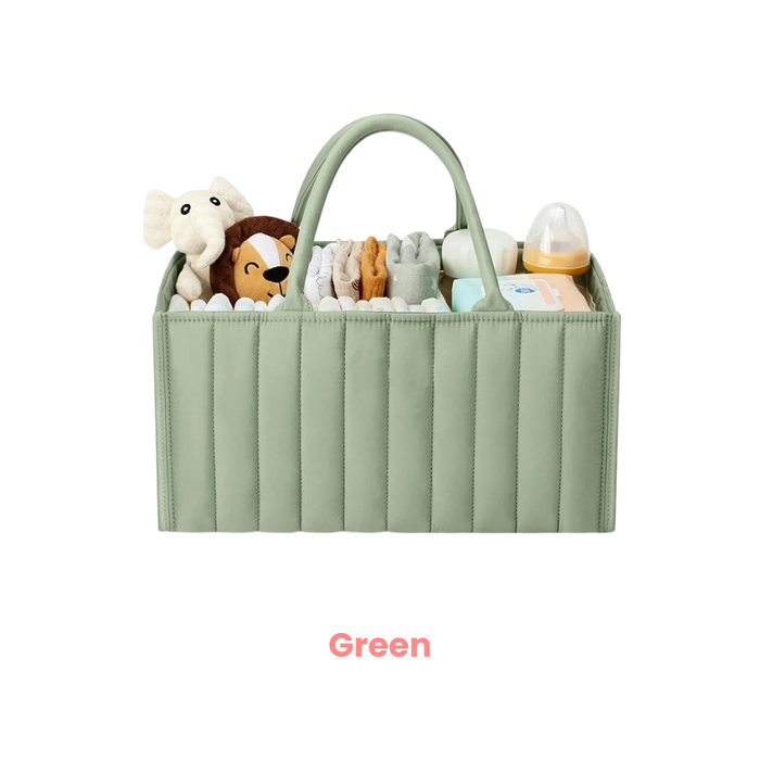 Anymom Mommy Diaper Bag Rectangular Line Pattern Basket Storage Stackers And Caddies Storage Organizer