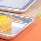 Anygleam 25x16cm Baking Pan Tray Aluminum Sheet Rectangular Bakeware Kitchen Oven Food Tools