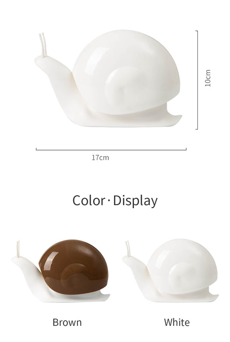 Anyhouz Snail-Shaped Lotion Shampoo Shower Gel Dispenser White Pump Bottle Home Bathroom Portable Soap