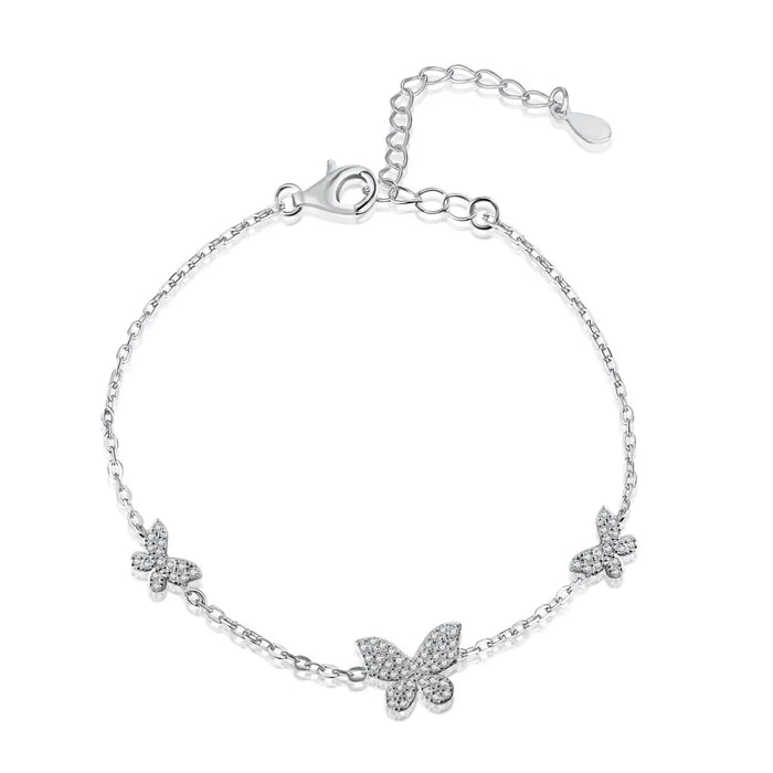 Anyco Bracelet Friendship Chain Lucky Butterfly Adjustable Fashion Fine Jewelry for Women