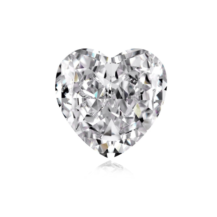 Anyco Necklace 18K Silver Zirconium Heart Stone Pendant