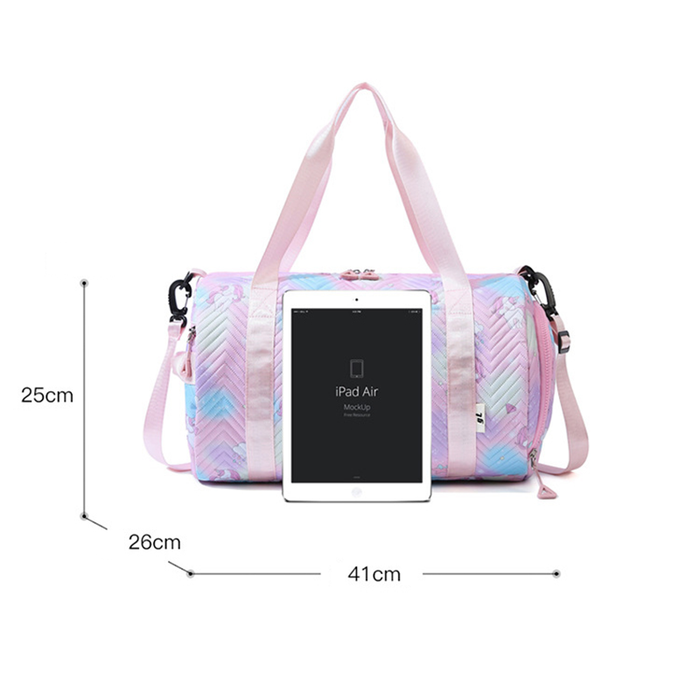 Anymom Mommy Diaper Bag Blue Unicorn Shoulder Bag with Internal Zip Pocket Waterproof Handbag for Travel and Sports