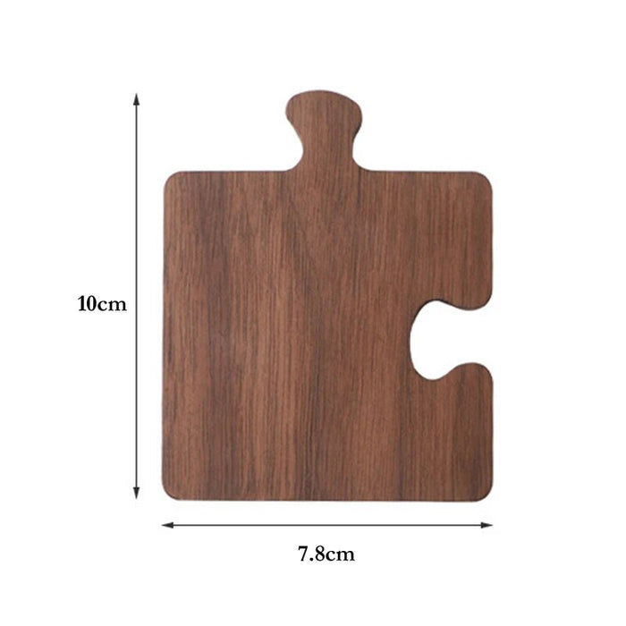 Anygleam Natural Wood 4pcs Wooden Coaster Cup Kitchen Tools Accessories