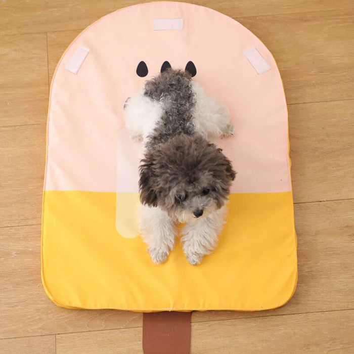 Anywags Pet Bed Banana Design Washable Cooling Mat With Pillow