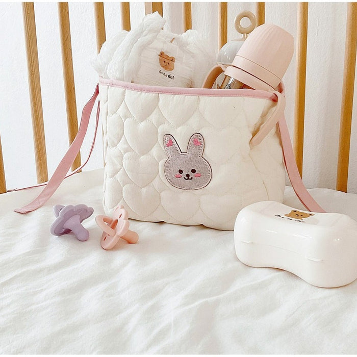 Anymom Mommy Diaper Bag Rabbit Design Stroller Bag Maternity Organizer Open Storage Bag for Mommy