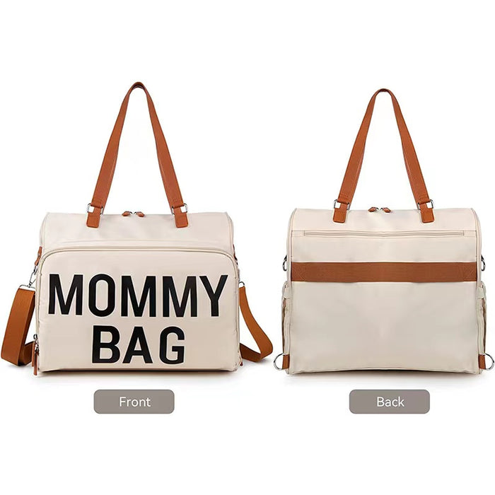 Anymom Mommy Diaper Bags White 3 pcs Set Nappy Backpack Maternity Multifunctional Handbag Large Capacity Luggage Sleeve