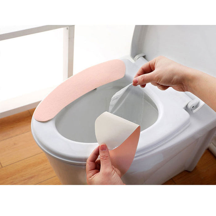 Anyhouz Toilet Seat Cover Big Flower Pattern Washable Mat Bathroom Pad Cushion Toilet Seat Bidet Toilet Cover Accessories