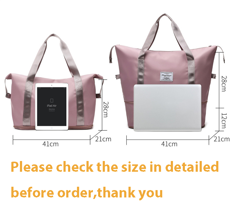 Anymom Mommy Diaper Bag Grey Waterproof Handbag Expandable Size With Zipper