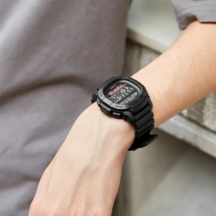 Anyco Watch Black Waterproof Luxury Digital Sportswatch with Resin Straps