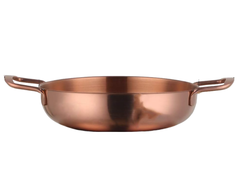 Anygleam Stock Pot 2pcs Rosegold-S-L Stainless Steel HotPot Without Lid Single-Layer Cooking Soup Noodle Sea Food Home Kitchen Restaurant Tools