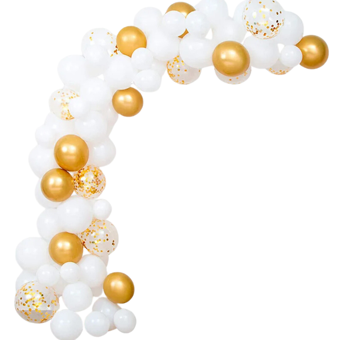 Anyparty Balloons White Gold 110Pcs Garland Arch Party Decor