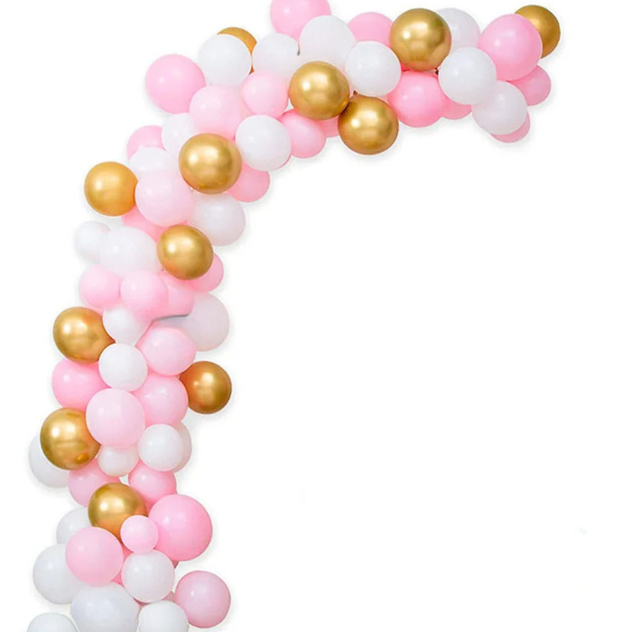 Anyparty Balloons Pink White 110Pcs Table Garland Arch Party Decor