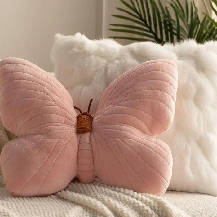 Anyhouz Throw Pillow Butterfly Decorative Living Room Cushion