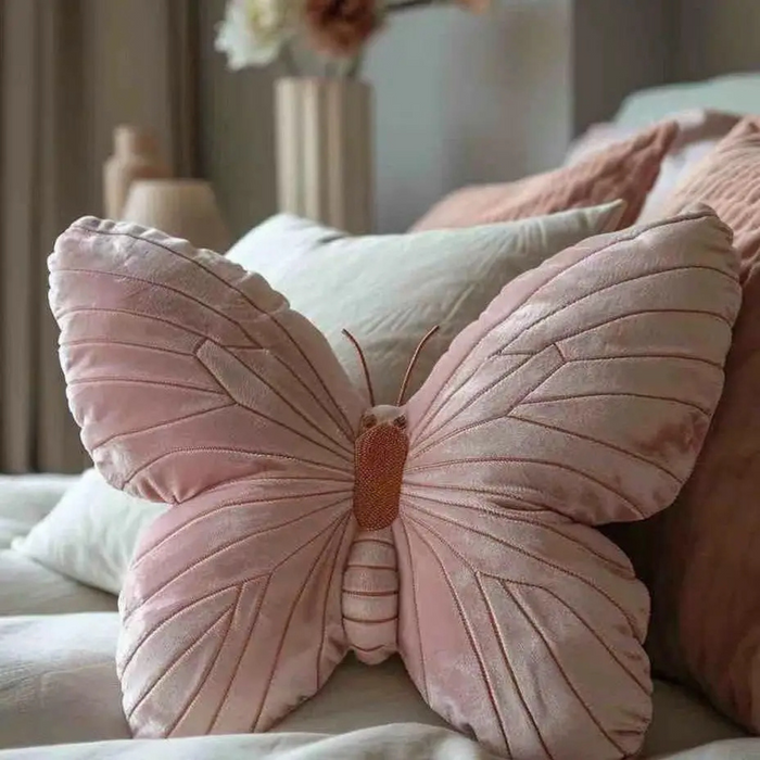 Anyhouz Throw Pillow Butterfly Decorative Living Room Cushion