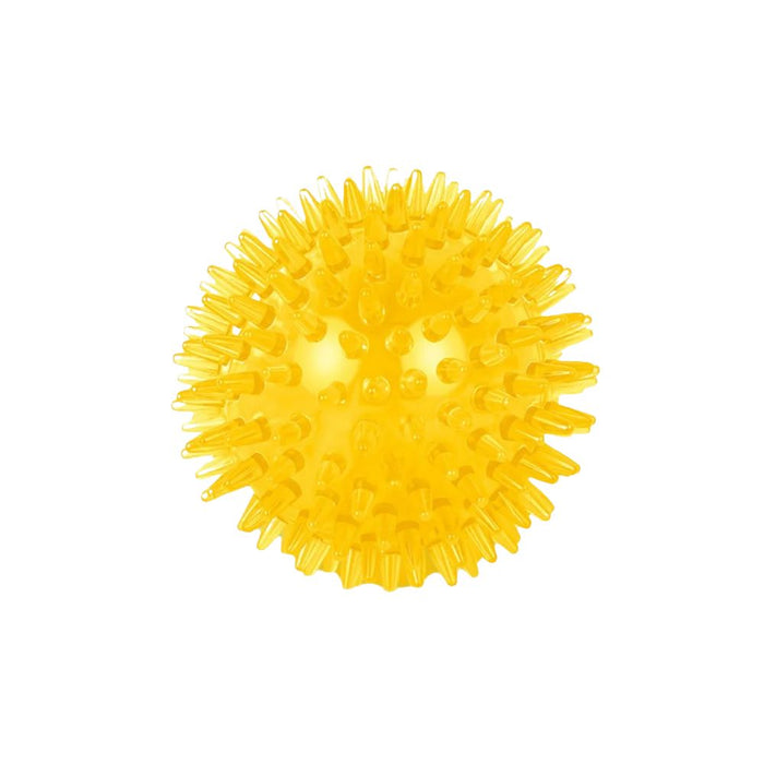 Anywags Pet Toys Yellow Bite Resistant Chew Ball Enrichment Fun Accessories