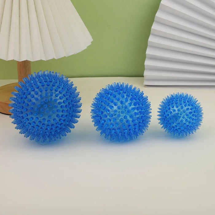 Anywags Pet Toys Blue Bite Resistant Chew Ball Enrichment Fun Accessories