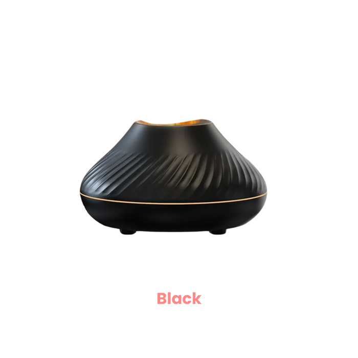 Anyhouz Air Humidifier Nordic Style Flame Aromatherapy Quiet High Fog Diffuser For Home Bedroom