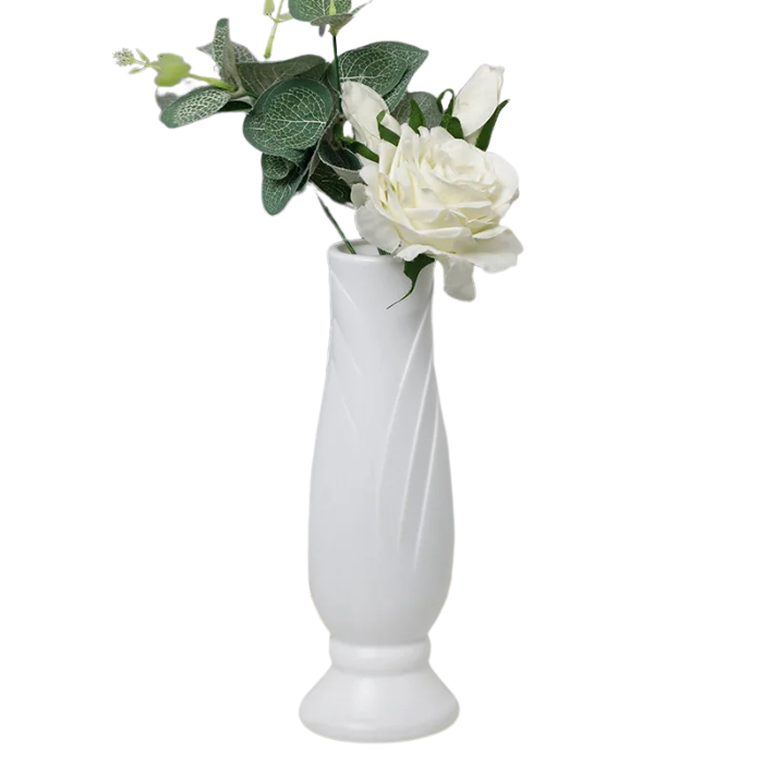 Anyhouz Flower Vase White Small Nordic Style Pot Living Room Decor