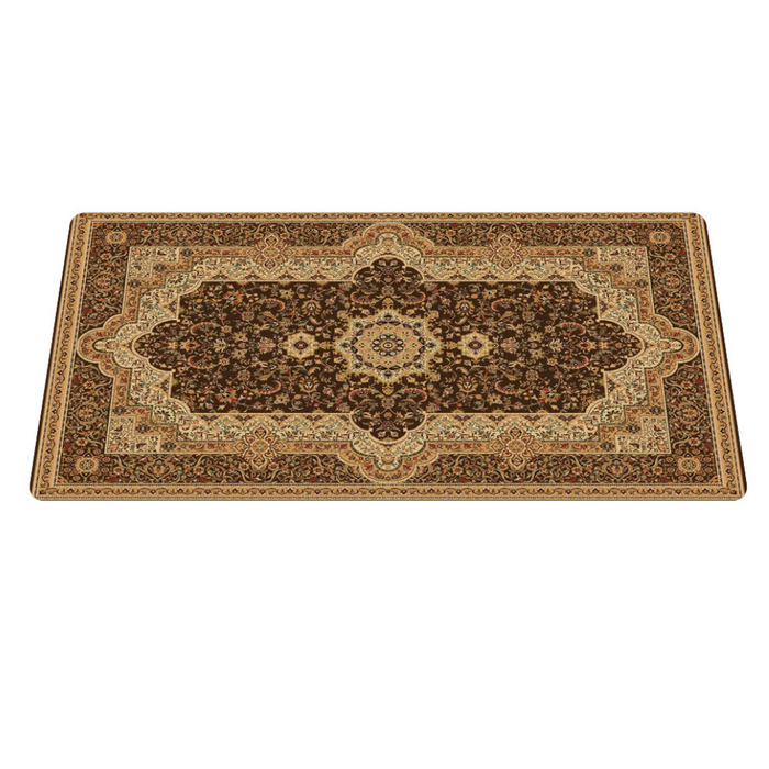 Anymob Mouse Pad Brown 300X700X2MM Persian Rug Mouse Full Desk Pad Mat Gaming Rubber Protector