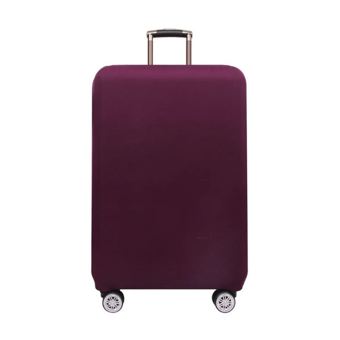 Anyhouz Suitcase Cover Simple Plain Red Purple Small to XL Luggage Bag